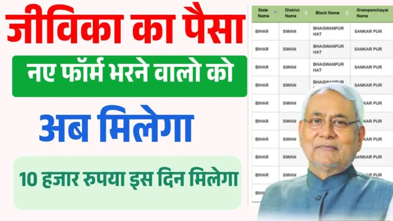 Bihar Mahila Rojgar Yojana 11th Installment Date