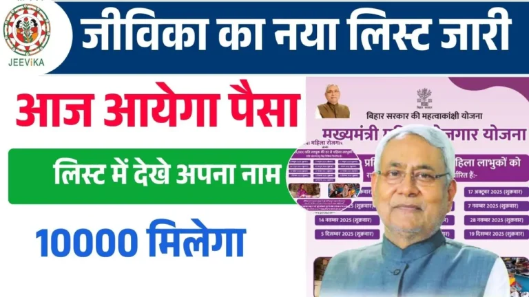 Jeevika Next Kist Date